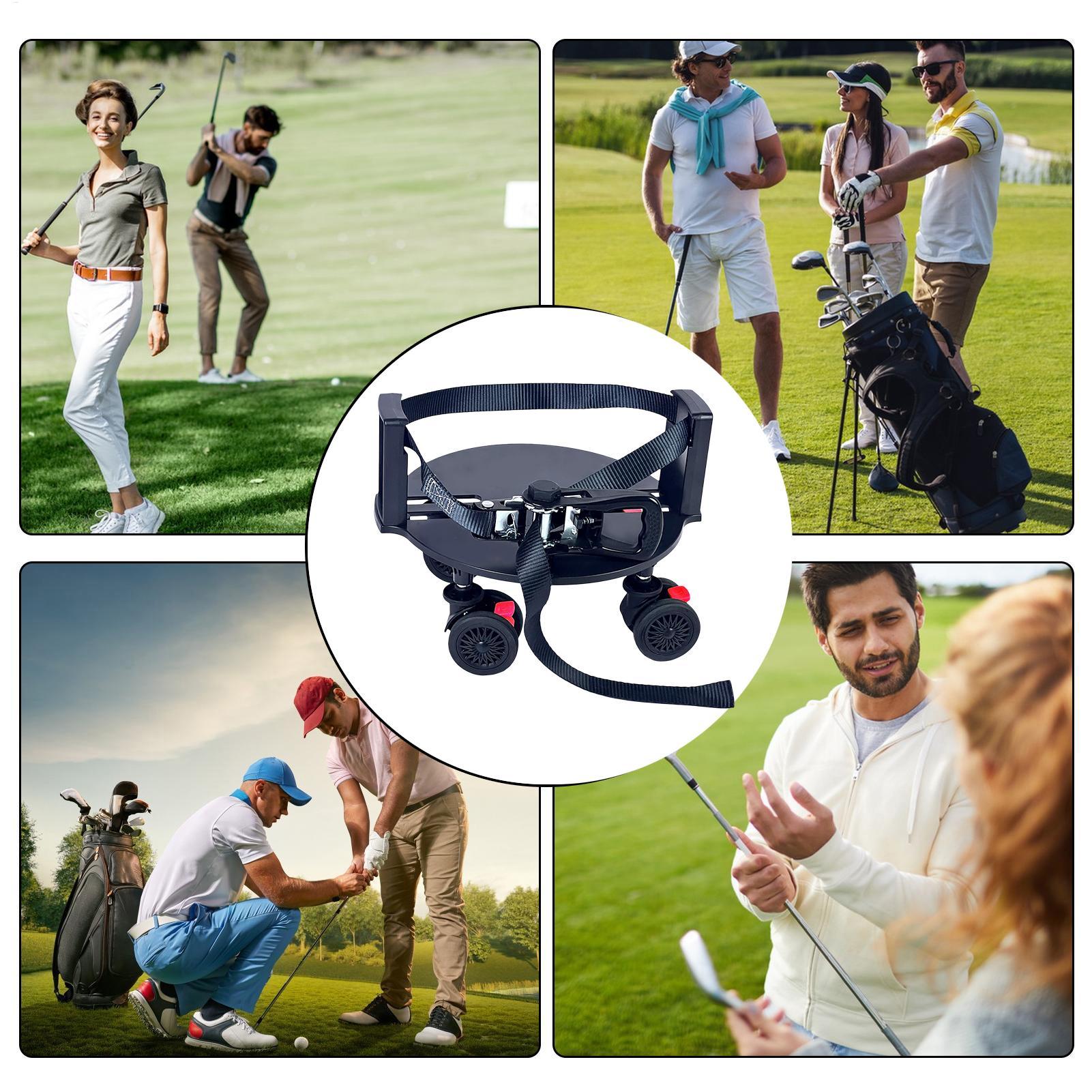 Golf Bag Wheel Base Portable H - огляд і ціна Golf Equipment Holder