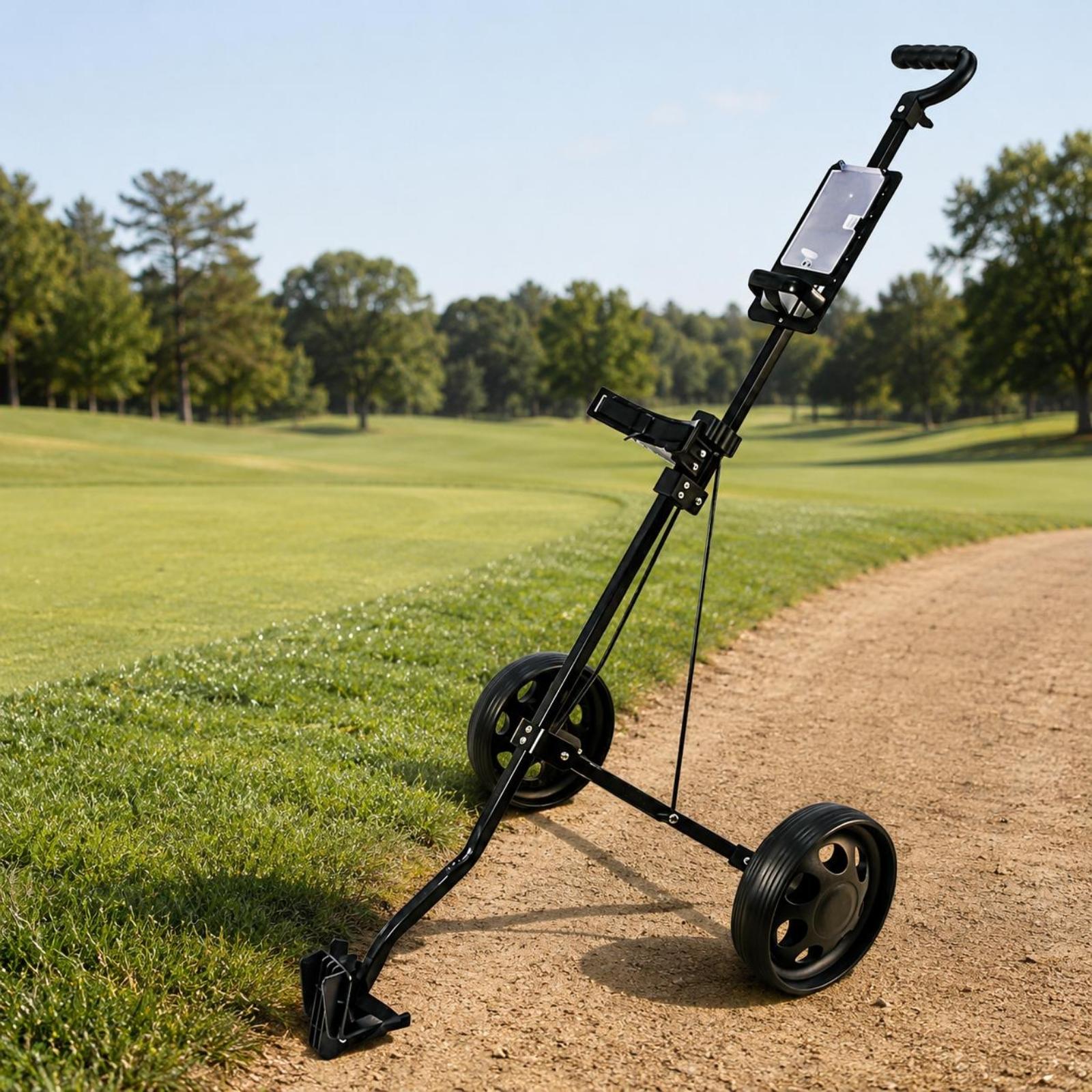 Foldable Two Wheel Golf Equipm - огляд і ціна Practice Equipment For Golf