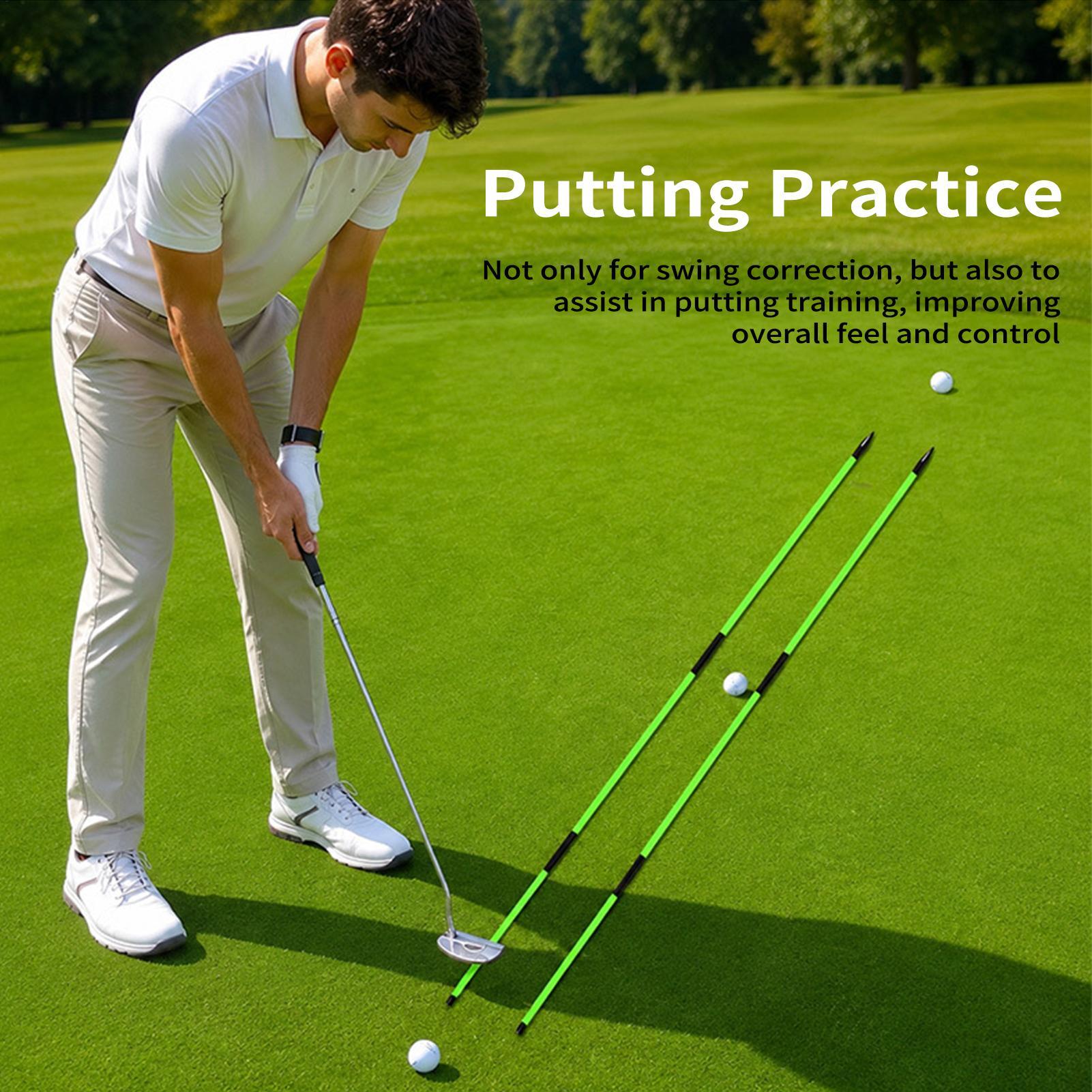 Golf Alignment Sticks Putting  - огляд і ціна Practice Equipment For Golf