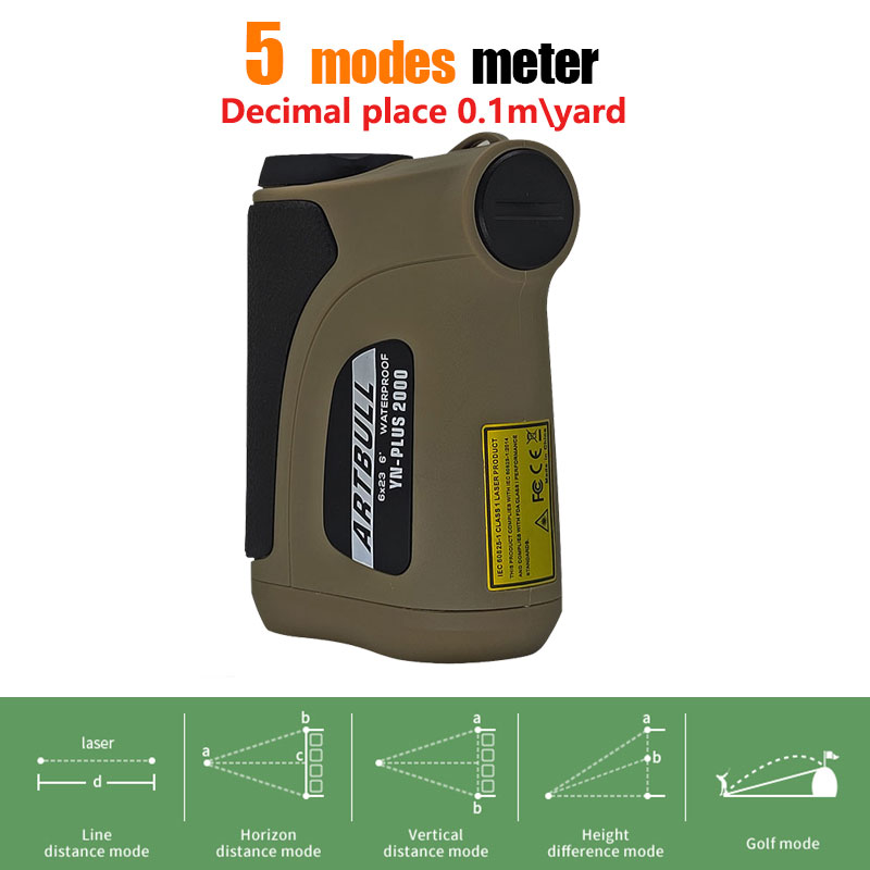 2000m Long Distance Laser Rang - огляд і ціна Rangefinder Laser Golf
